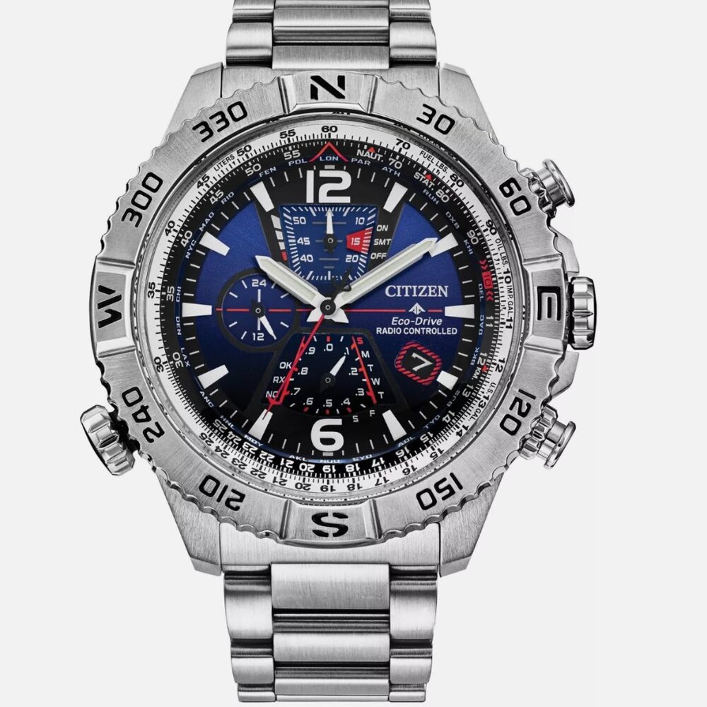 Citizen Eco-Drive Men's Chronograph Calendar Watch 48MM